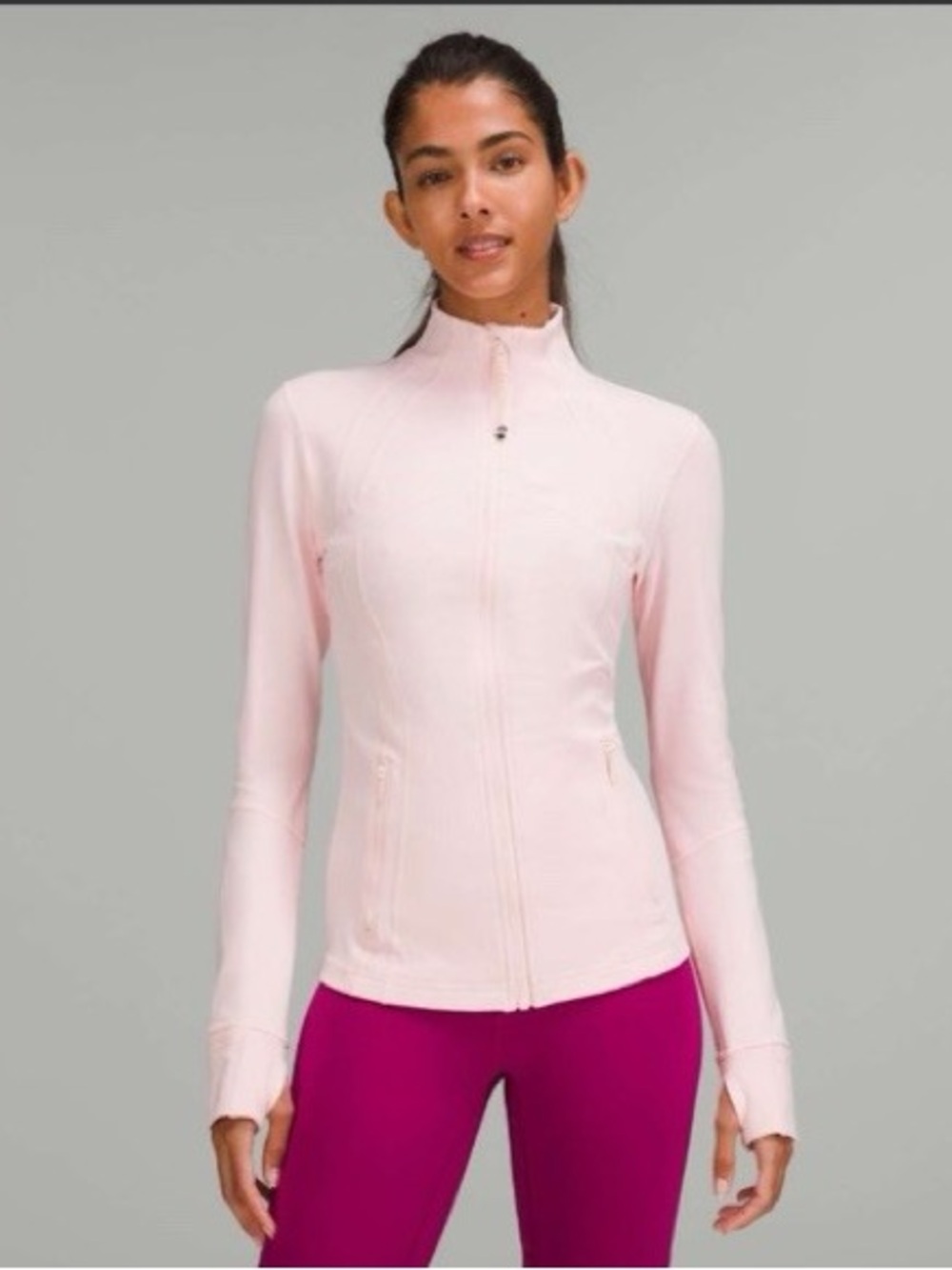 Lululemon Define Jacket Size 4 in the color Strawberry Milkshake